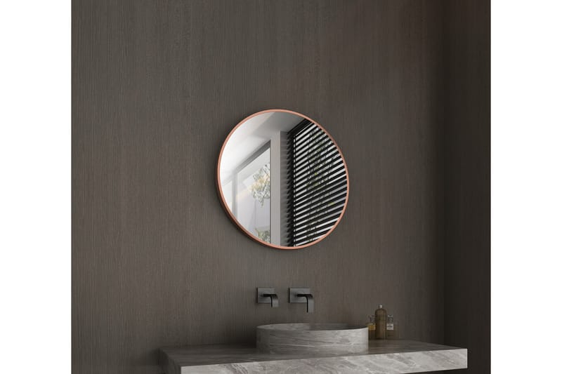 Digerberget Spegel 60 cm Rund - Koppar - Inredning & dekor - Speglar - Badrumsspegel
