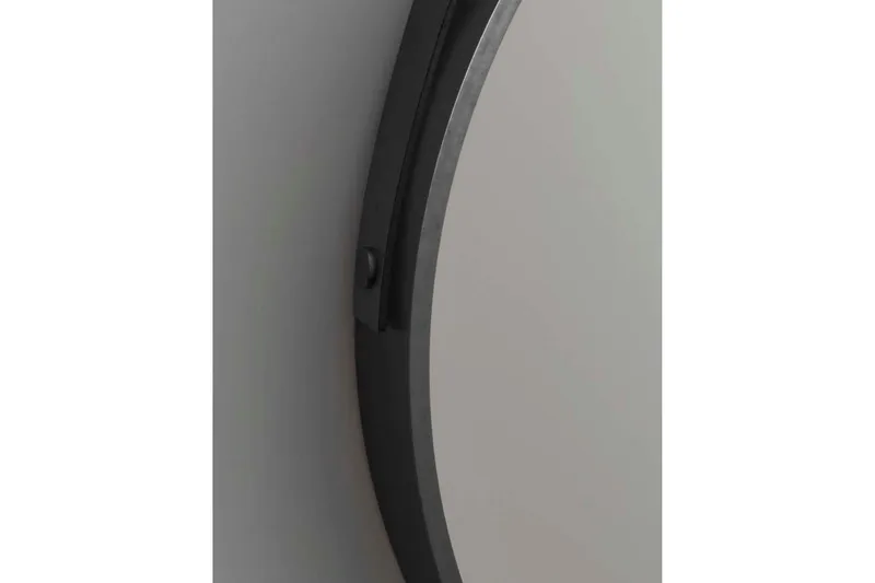 Djupqvior Spegel 55x55 cm Rund - Svart/Guld - Inredning & dekor - Speglar - Badrumsspegel