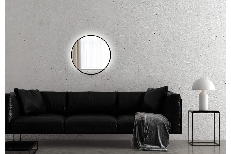 Gottsätter Spegel 60 cm Rund - Svart - Inredning & dekor - Speglar - Badrumsspegel