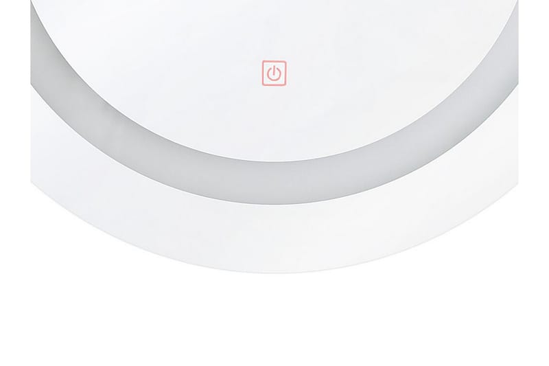 JILLYAN Spegel LED Rund 58x58 cm Silver - Inredning & dekor - Speglar - Badrumsspegel