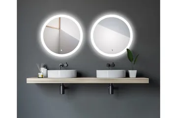 Klysna Spegel 59 cm Rund - Silver - Inredning & dekor - Speglar - Badrumsspegel