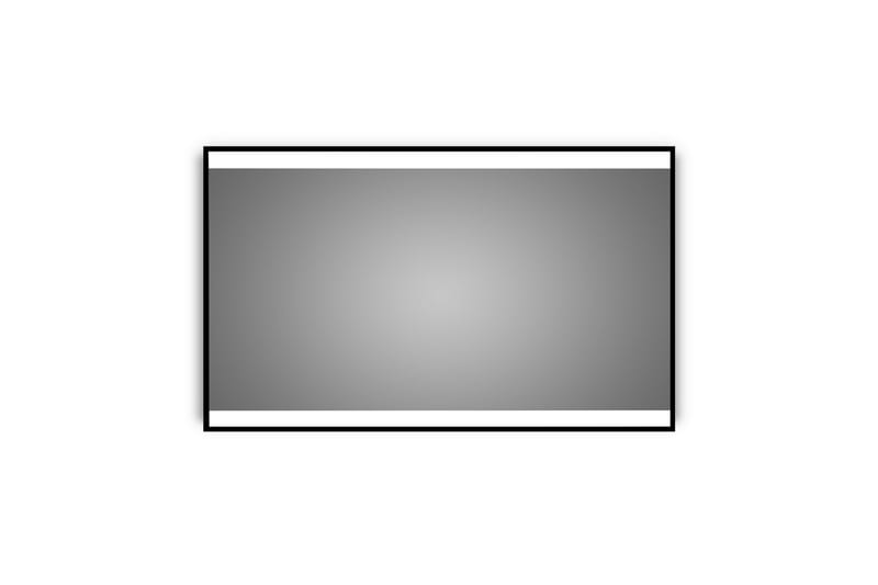 Knutby Badrumsspegel 120x70 cm LED-belysning - Svart - Inredning & dekor - Speglar - Badrumsspegel