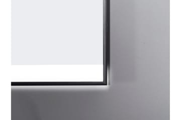 Knutby Badrumsspegel 120x70 cm LED-belysning - Svart - Inredning & dekor - Speglar - Badrumsspegel