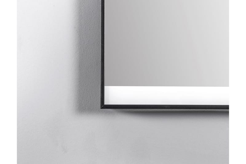 Knutby Badrumsspegel 80x60 cm LED-belysning - Svart - Inredning & dekor - Speglar - Badrumsspegel