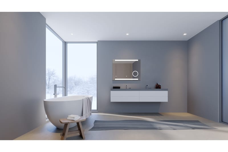 Kolerud Spegel 80x60 cm - Silver - Inredning & dekor - Speglar - Badrumsspegel