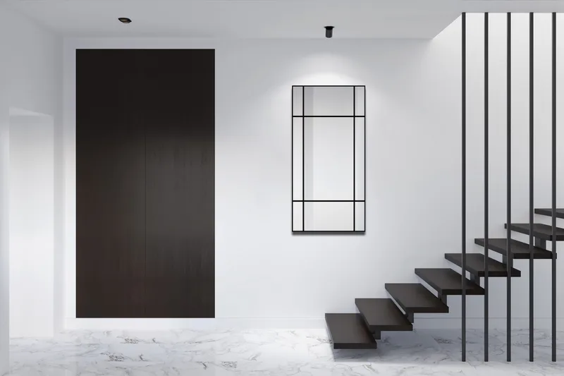 Lannabruk Spegel 60x120 cm - Svart - Inredning & dekor - Speglar - Badrumsspegel