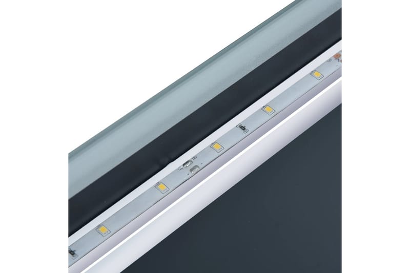 Badrumsspegel LED med touch-sensor 60x50 cm - Silver - Badrumsspegel - Badrumsspegel med belysning