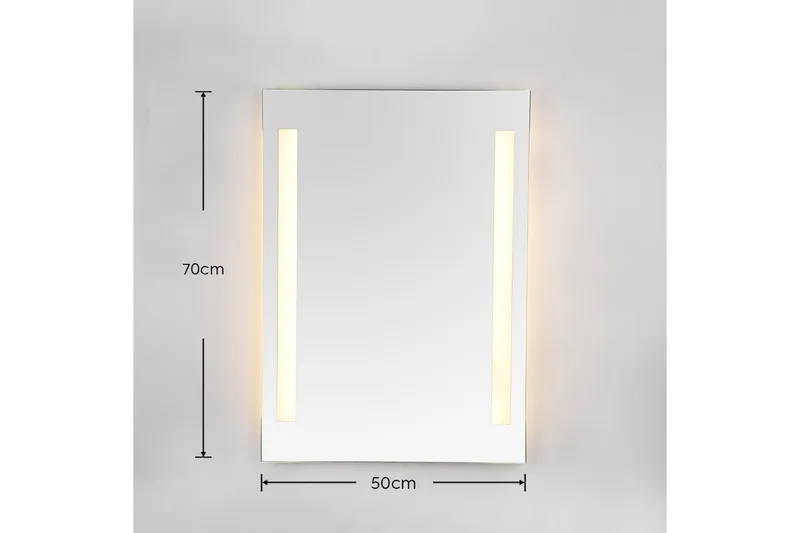 LINA Spegel med LED-belysning 50x70cm - Mirrors and more - Inredning & dekor - Speglar - Badrumsspegel