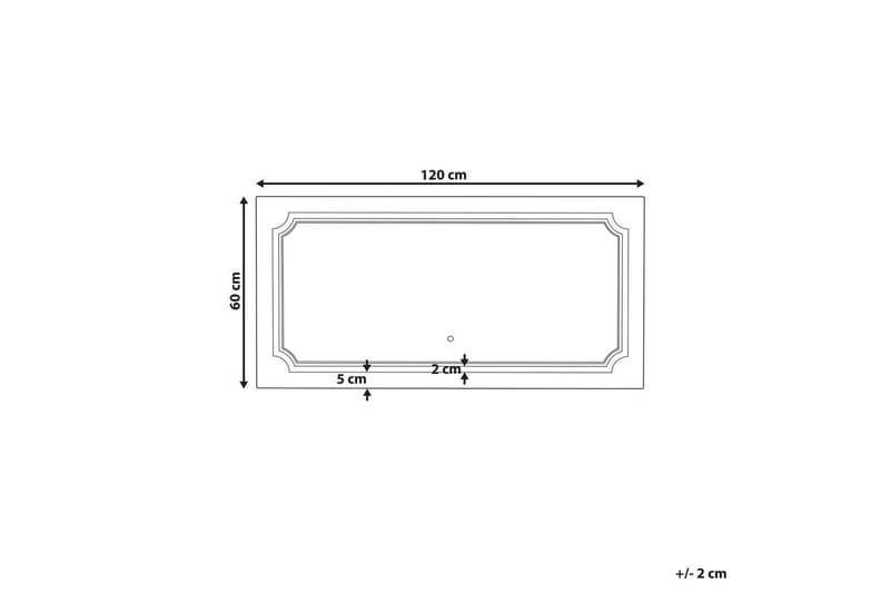 Badrumsspegel med LED Arromachnes - Inredning & dekor - Speglar - Badrumsspegel