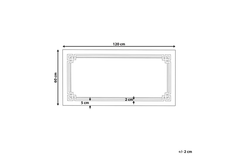 Badrumsspegel med LED Avranches - Inredning & dekor - Speglar - Badrumsspegel