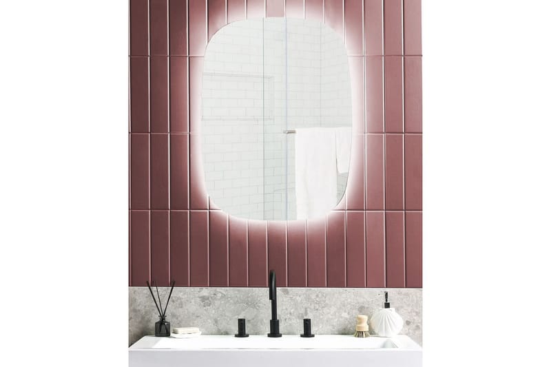 Badrumsspegel med LED Bergerac - Inredning & dekor - Speglar - Badrumsspegel