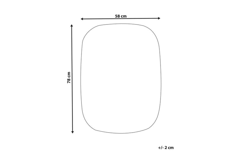 Badrumsspegel med LED Bergerac - Inredning & dekor - Speglar - Badrumsspegel