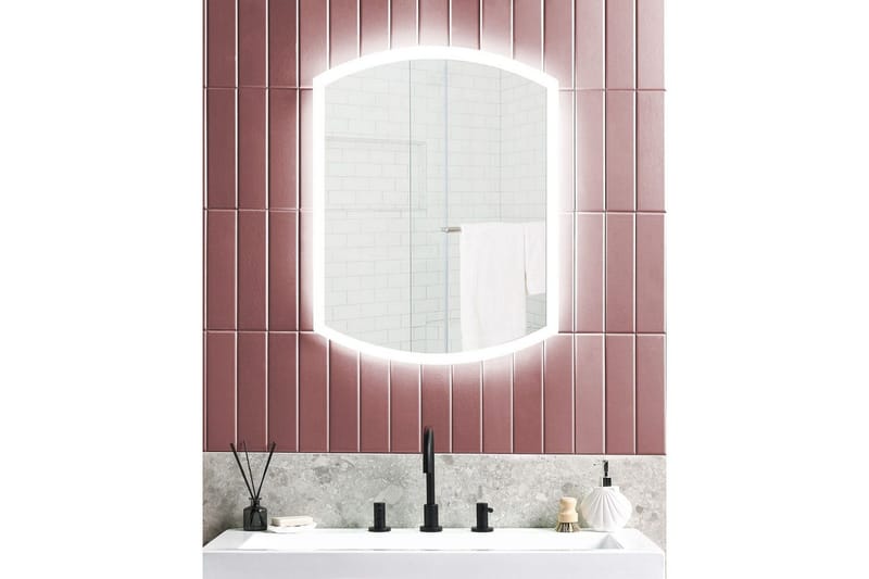 Badrumsspegel med LED Beziers - Inredning & dekor - Speglar - Badrumsspegel