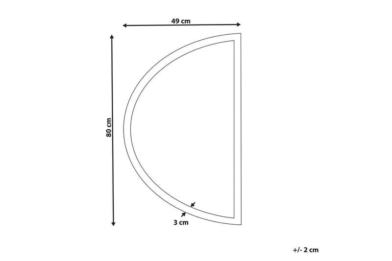 Badrumsspegel med LED Bezons - Inredning & dekor - Speglar - Badrumsspegel