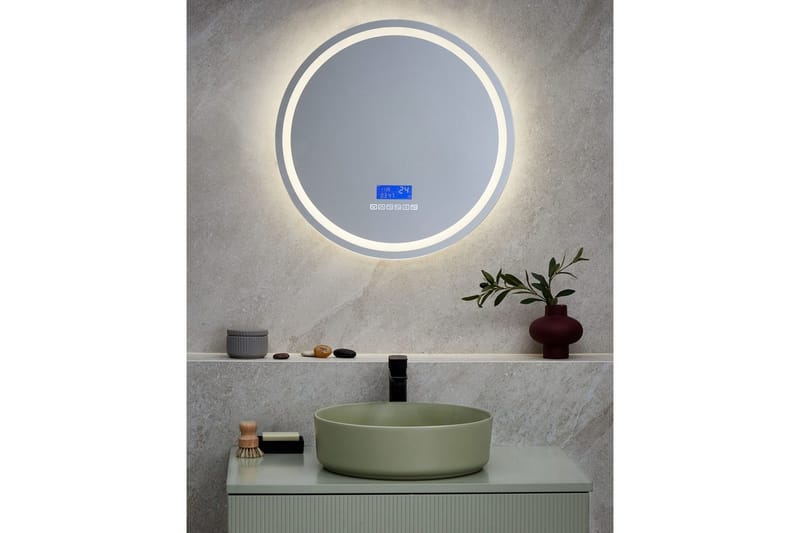 Badrumsspegel med LED Brognon - Inredning & dekor - Speglar - Badrumsspegel
