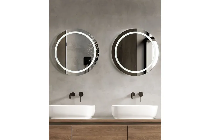 Badrumsspegel med LED Courseulles - Inredning & dekor - Speglar - Badrumsspegel