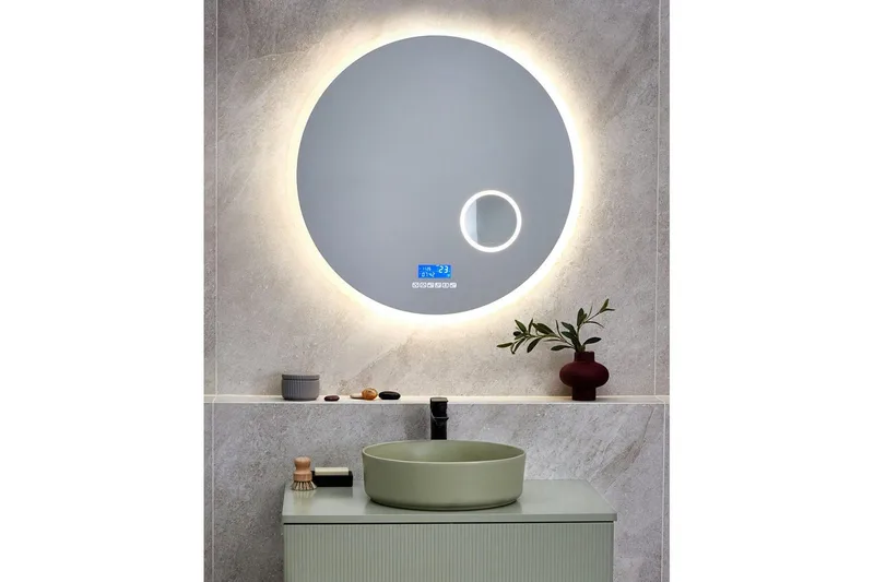 Badrumsspegel med LED Fixin - Inredning & dekor - Speglar - Badrumsspegel