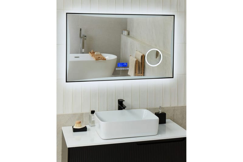 Badrumsspegel med LED Onlay - Inredning & dekor - Speglar - Badrumsspegel