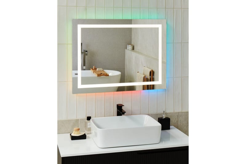 Badrumsspegel med LED Prenois - Inredning & dekor - Speglar - Badrumsspegel