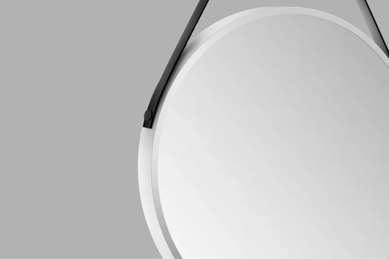 Nävesta Spegel 50 cm Rund - Vit - Inredning & dekor - Speglar - Badrumsspegel