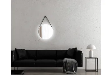Nävesta Spegel 50 cm Rund - Vit - Inredning & dekor - Speglar - Badrumsspegel