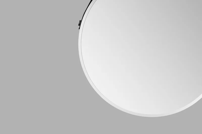 Nävesta Spegel 50 cm Rund - Vit - Inredning & dekor - Speglar - Badrumsspegel