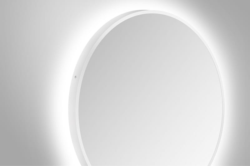 Nävesta Spegel 50 cm Rund - Vit - Inredning & dekor - Speglar - Badrumsspegel