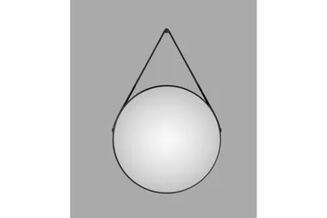 Nävesta Spegel 80 cm Rund - Svart - Inredning & dekor - Speglar - Badrumsspegel
