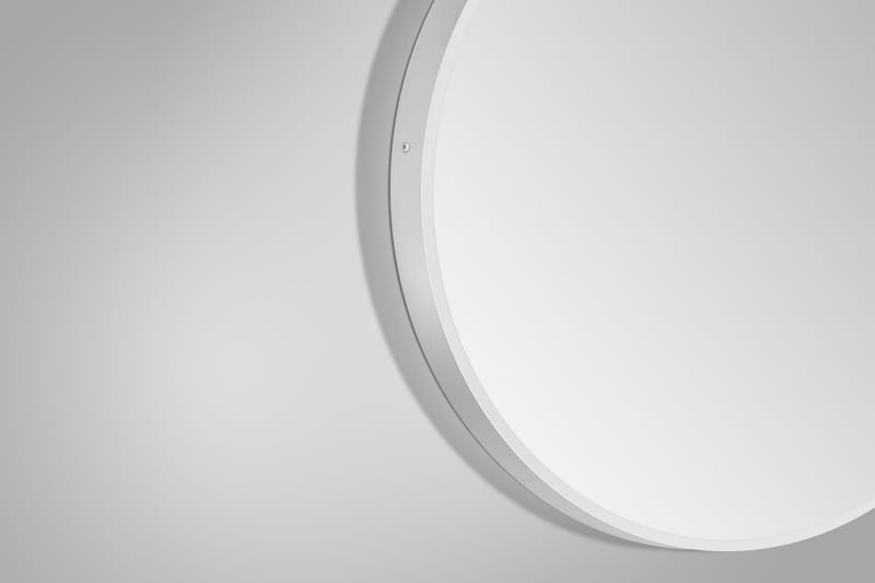 Nävesta Spegel 80 cm Rund - Vit - Inredning & dekor - Speglar - Badrumsspegel