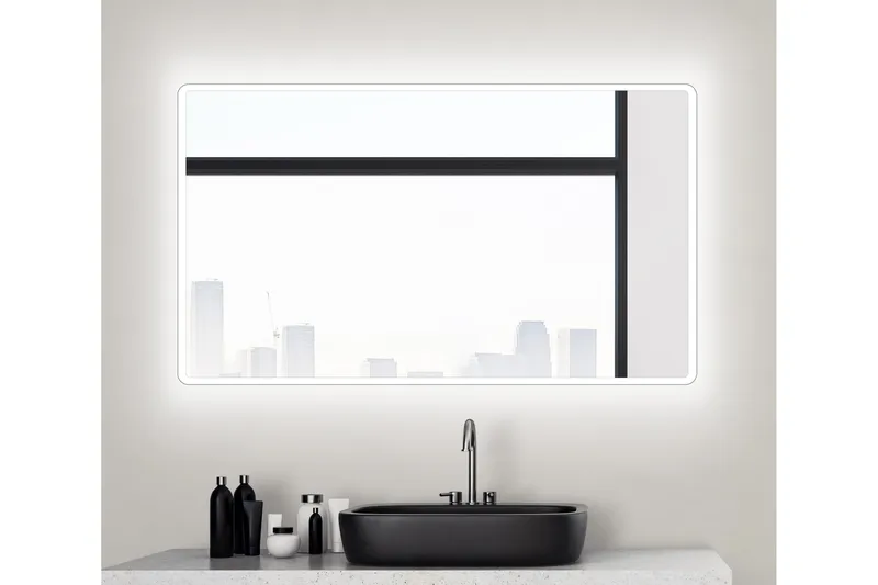 Norrbyn Badrumsspegel 70 cm LED-belysning - Inredning & dekor - Speglar - Badrumsspegel