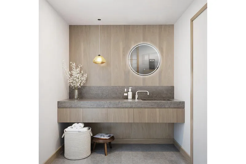 Norrbyn Väggspegel 60 cm - Inredning & dekor - Speglar - Badrumsspegel