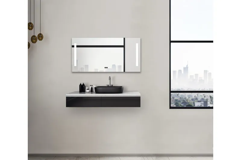 Purnuvara Badrumsspegel 120x60 cm LED-belysning - Inredning & dekor - Speglar - Badrumsspegel