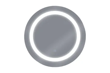 Rystal Spegel LED Rund 58x58 cm - Silver - Inredning & dekor - Speglar - Badrumsspegel