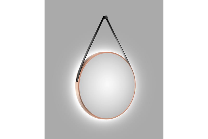 SALLENDE Spegel 80 cm Rund - Badrumsspegel - Badrumsspegel med belysning
