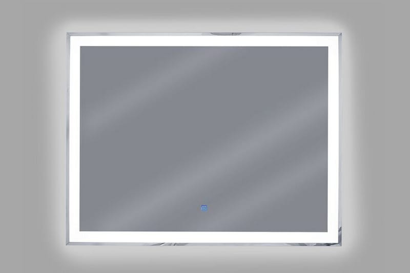 VALENSOLE Spegel 70x90 cm LED Silver - Inredning & dekor - Speglar - Badrumsspegel