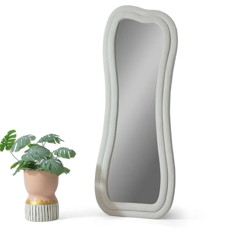 Bordentown Golvspegel 65x170 cm - Krämvit - Inredning & dekor - Speglar - Helkroppsspegel