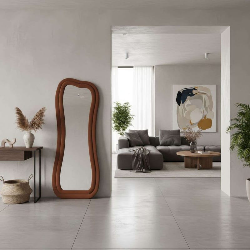 Bordentown Golvspegel 65x170 cm - Röd - Inredning & dekor - Speglar - Helkroppsspegel