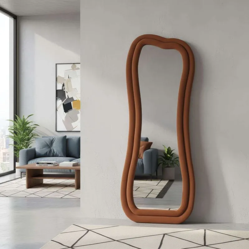 Bordentown Golvspegel 65x170 cm - Röd - Inredning & dekor - Speglar - Helkroppsspegel