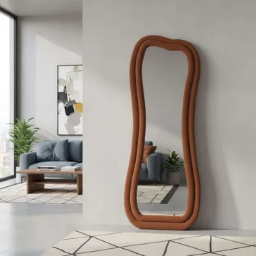 Bordentown Golvspegel 65x170 cm - Röd - Inredning & dekor - Speglar - Helkroppsspegel