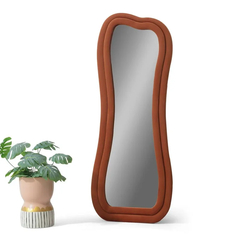 Bordentown Golvspegel 65x170 cm - Röd - Inredning & dekor - Speglar - Helkroppsspegel