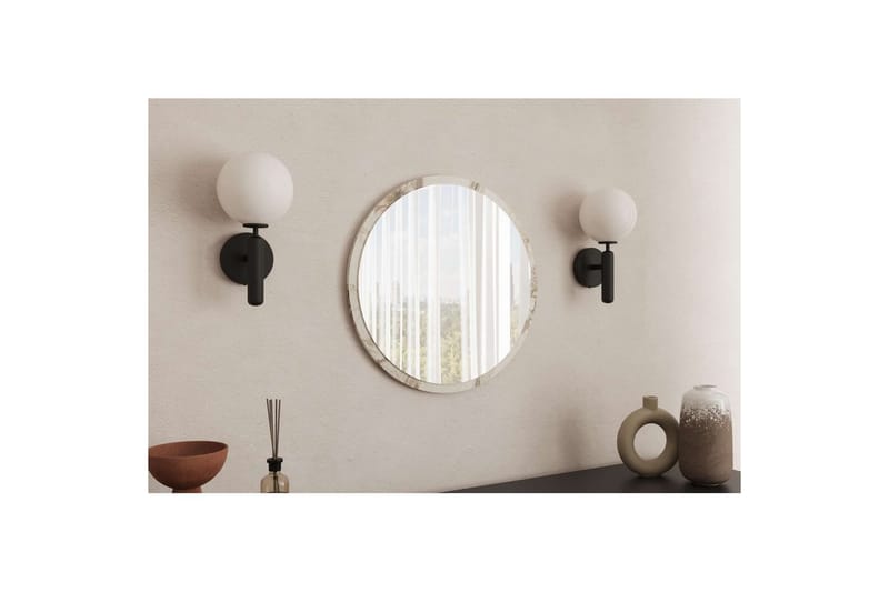 Buhem Badrumsspegel 60 cm Rund - Marmor - Inredning & dekor - Speglar - Badrumsspegel