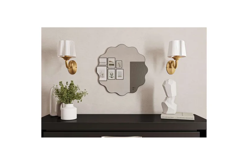 Buhem Badrumsspegel 60 cm Rund - Svart - Inredning & dekor - Speglar - Badrumsspegel