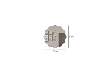 Buhem Badrumsspegel 60 cm Rund - Svart - Inredning & dekor - Speglar - Badrumsspegel