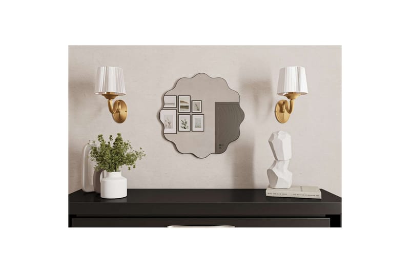 Buhem Badrumsspegel 60 cm Rund - Svart - Inredning & dekor - Speglar - Badrumsspegel