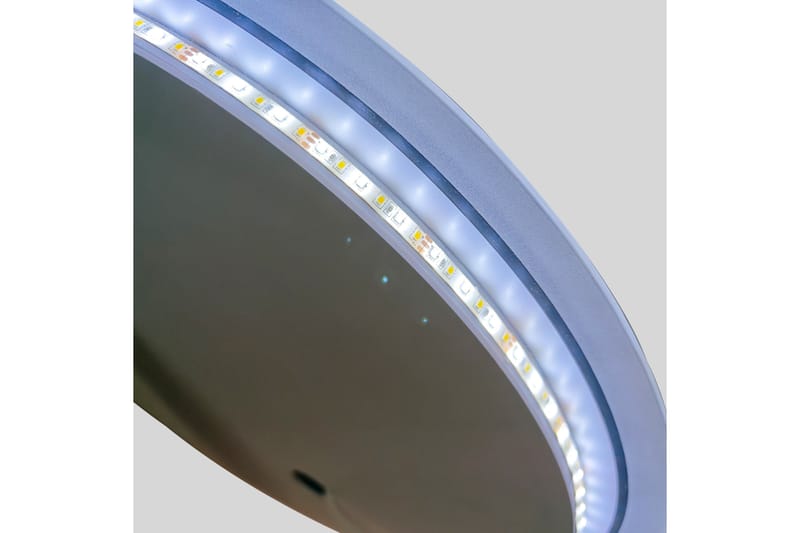 Clas Rund Badrumsspegel med LED-belysning 100 cm - Anti-Fog och Touch-Styrning - Inredning & dekor - Speglar - Badrumsspegel