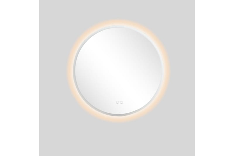 Clas Rund Badrumsspegel med LED-belysning 100 cm - Anti-Fog och Touch-Styrning - Inredning & dekor - Speglar - Badrumsspegel