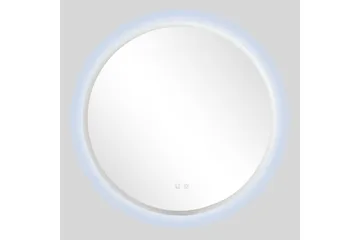 Clas Rund Badrumsspegel med LED-belysning 120 cm - Anti-Fog och Touch-Styrning - Inredning & dekor - Speglar - Badrumsspegel