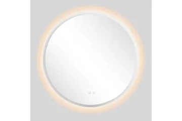 Clas Rund Badrumsspegel med LED-belysning 120 cm - Anti-Fog och Touch-Styrning - Inredning & dekor - Speglar - Badrumsspegel