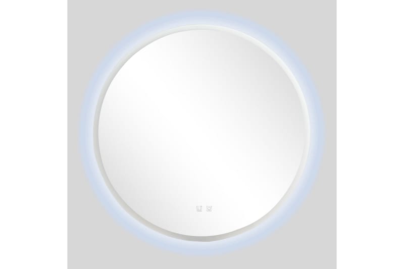 Clas Rund Badrumsspegel med LED-belysning 120 cm - Transparent - Inredning & dekor - Speglar - Badrumsspegel