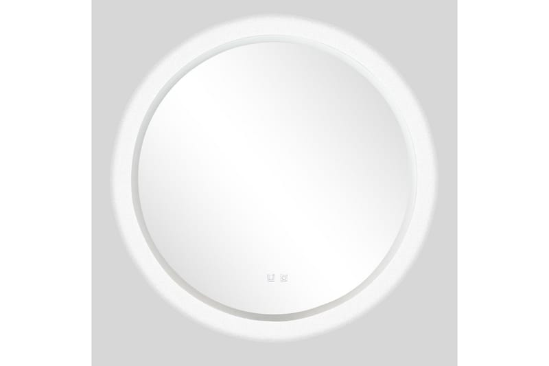 Clas Rund Badrumsspegel med LED-belysning 120 cm - Transparent - Inredning & dekor - Speglar - Badrumsspegel